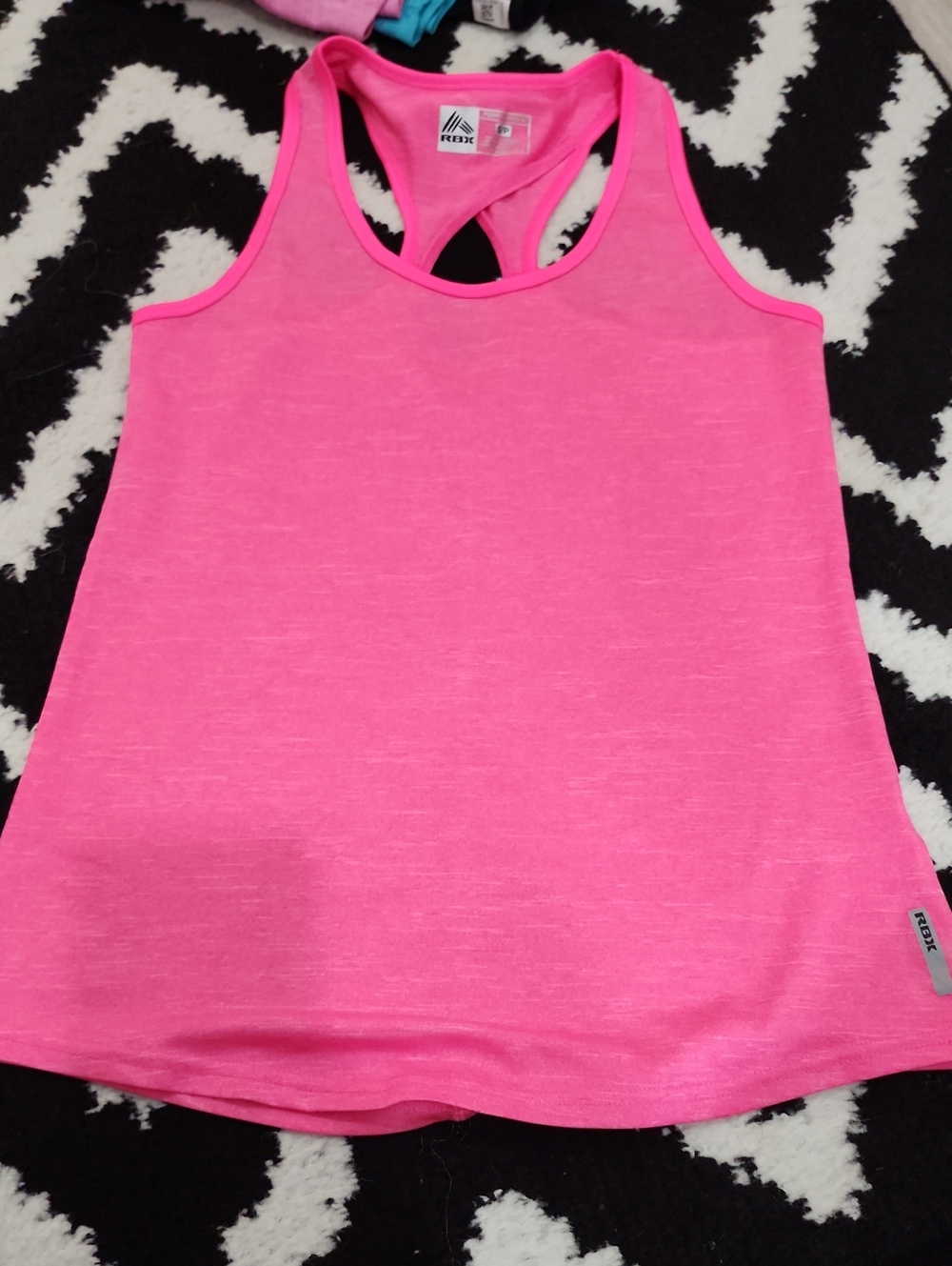 RBX Women's Pink Racerback Tank Top